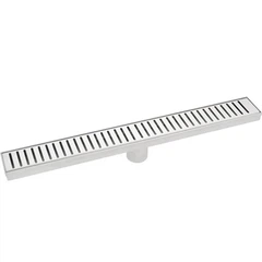 긴 샤워 배수구